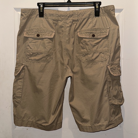 👙Premium One Tough Brand Men’s Tan Waist 34 Cargo Shorts - Picture 3 of 6